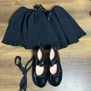 Capezio Tap Shoes & Balera Dance Skirt